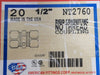 AMERICAN FITTINGS 1/2" Rigid Conduit/IMC No Thread Coupling NT2760 (Bag of 20)