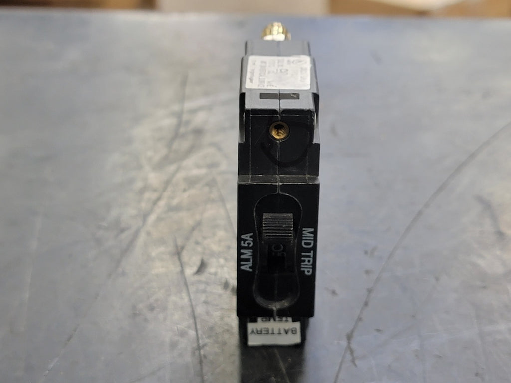 CARLING TECHNOLOGIES 5 Amp, 1 Pole, 80 volts Circuit Breaker CT1-X0-23-919-A21-MJ-5