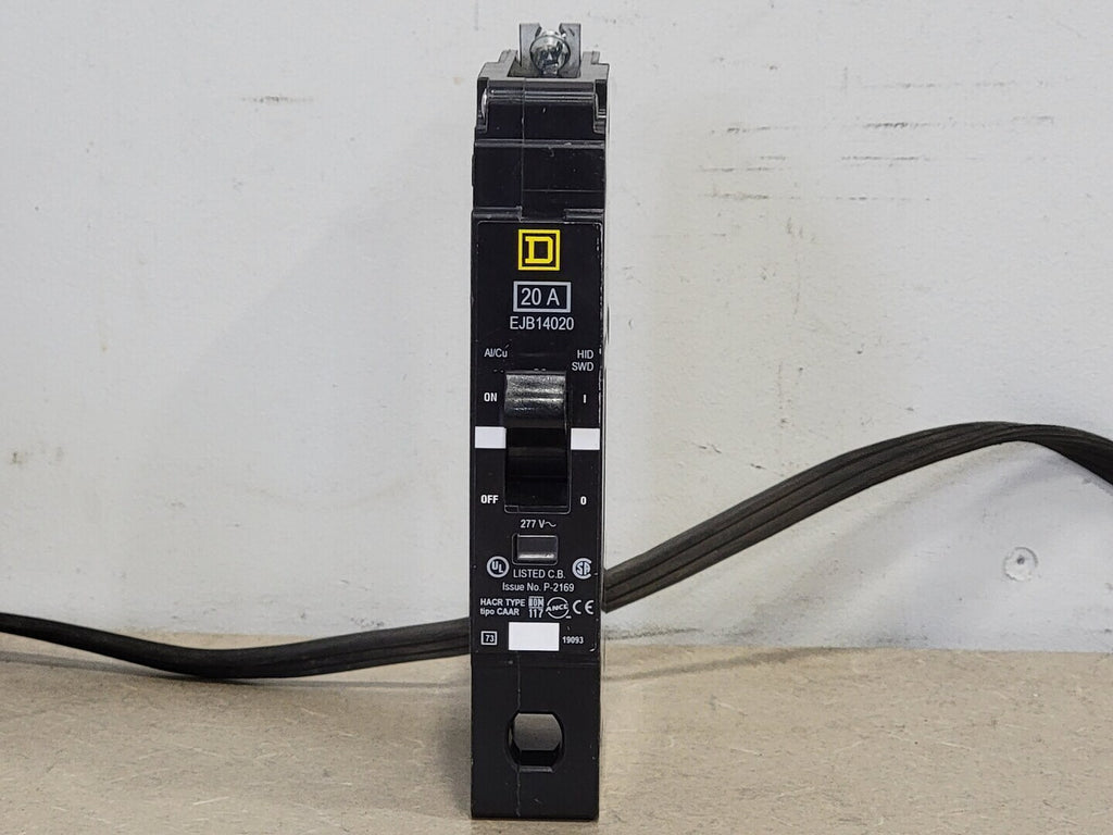 SQUARE D 20 Amp, 1 Pole,  277 volts Circuit Breaker EJB14020