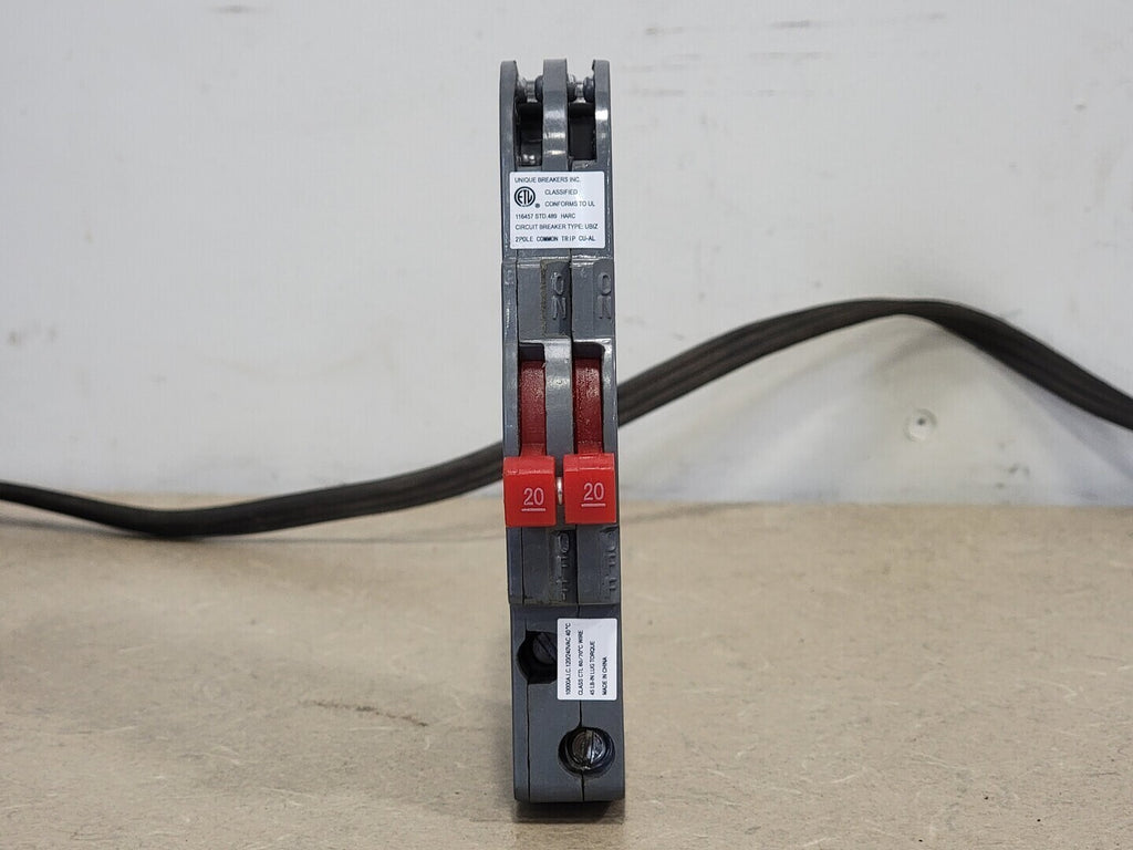 CONNECTICUT ELECTRIC 20 Amp, 2 Pole, 120/240 volts Circuit Breaker UBIZ220
