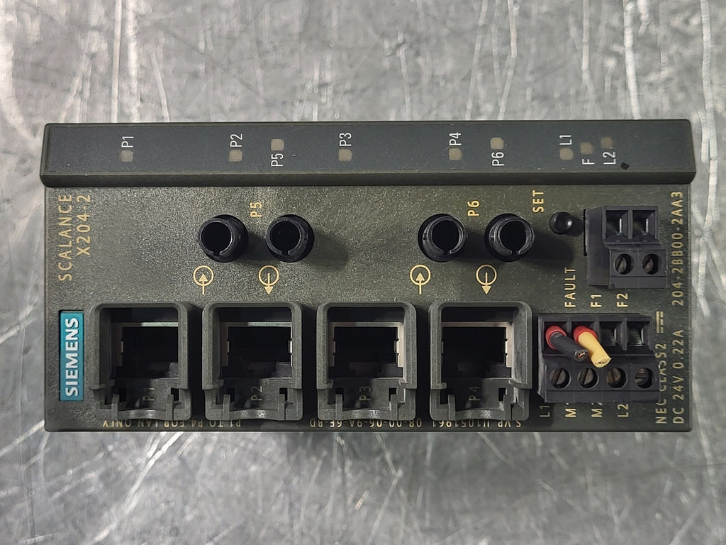SIEMENS Simatic Net Industrial Ethernet Switch Scalance X204-2 6GK5204-2BB00-2AA3