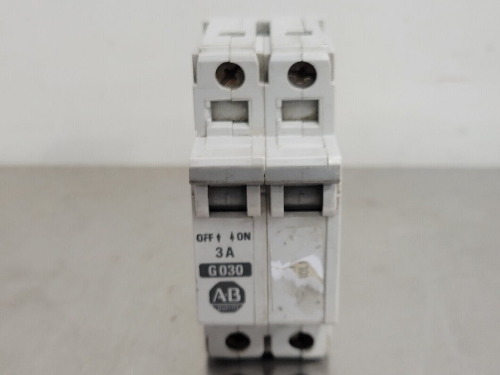 ALLEN-BRADLEY 3 Amp, 2 Pole, 277 volts Circuit Breaker 1492-CB2 G030