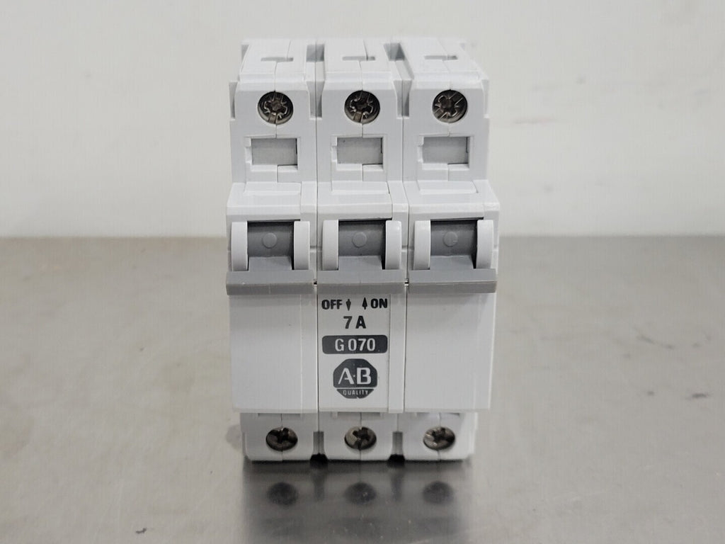 ALLEN-BRADLEY 7 Amp, 3 Pole, 480 volts Circuit Breaker 1492-CB3 G070