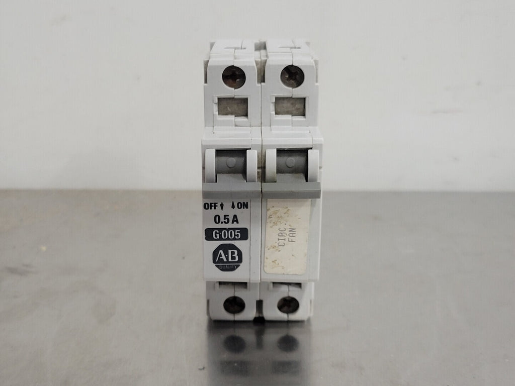 ALLEN-BRADLEY 0.5 Amp, 2 Pole, 480 volts Circuit Breaker 1492-CB2 G005