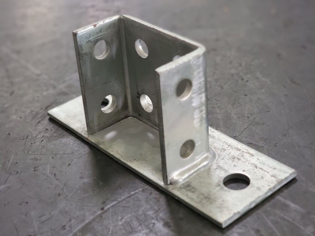 B-LINE  1-5/8" x 1-5/8" Channel Post Base B281