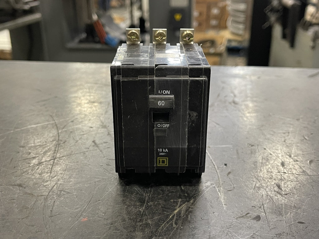 SQUARE D 60 Amp, 3 Pole, 240 volts Circuit Breaker QO360
