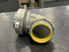 CROUSE-HINDS 2" 90 Deg Liquidtight Grounding Connector w/ Insulated Throat LTB20090G