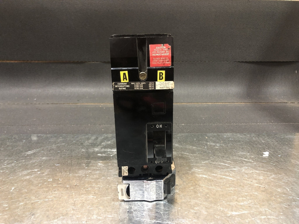 SQUARE D 90 Amp, 2 Pole, 600 Volts Circuit Breaker FA26090AB