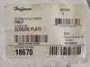 HOFFMAN Closure Plate F66LP, 6" x 6"