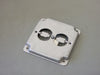 STEEL CITY 4" Steel Square Surface Cover RS12 (Box of 50)