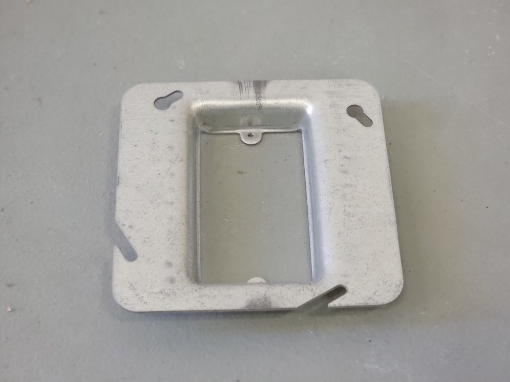 STEEL CITY 4-11/16" Square Device Ring 603-BW / 72-C-14, 3/4" Raised (Box of 52)
