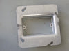 STEEL CITY 4-11/16" Square Device Ring 603-BW / 72-C-14, 3/4" Raised (Box of 52)