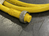 CROUSE-HINDS 5 Pin Female Cordset Cable 16AWG/5C, 250V, 8A, Yellow, 5000111-4X