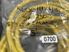 CROUSE-HINDS 5 Pin Female Cordset Cable 16AWG/5C, 250V, 8A, Yellow, 5000111-4X