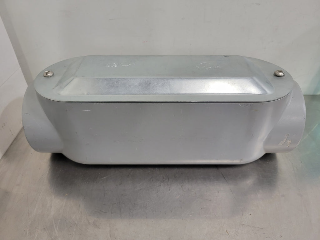 4 in. Type C Conduit Body with 3-1/2-4 in. Cover