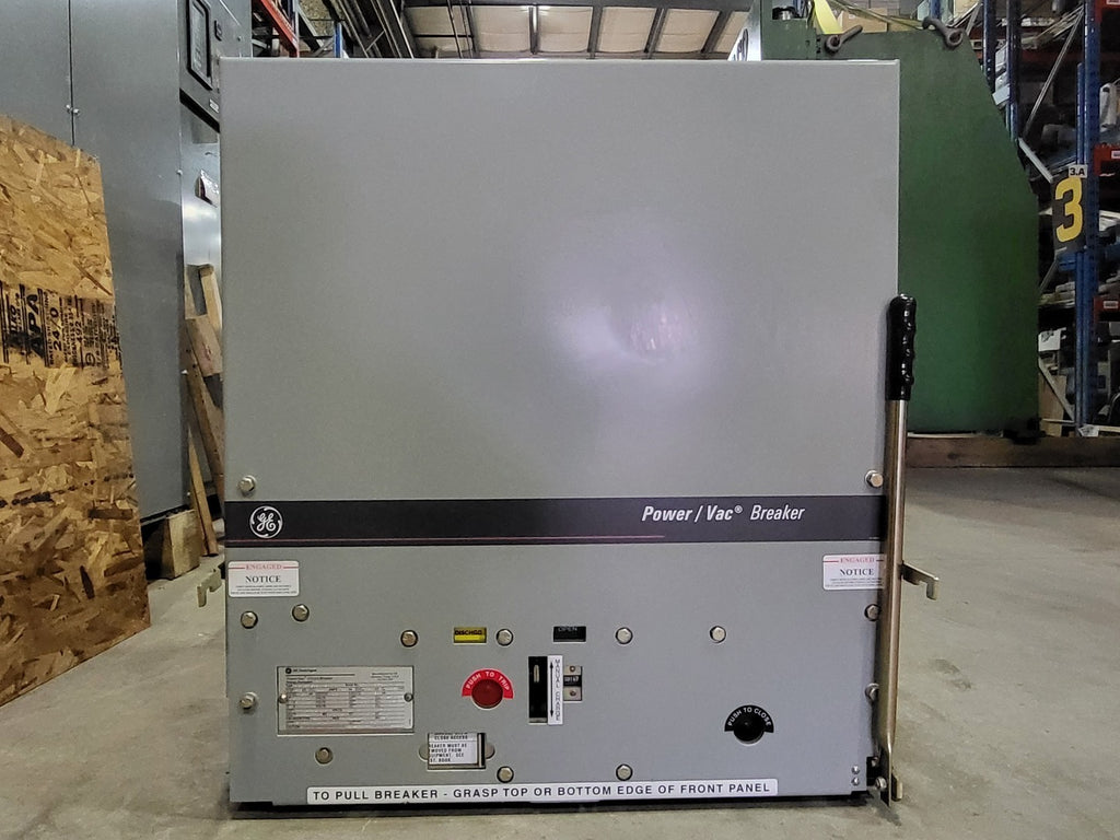 GENERAL ELECTRIC 1200 Amp, 3 Pole, 120 volts Power Circuit Breaker VB14.76-50-3