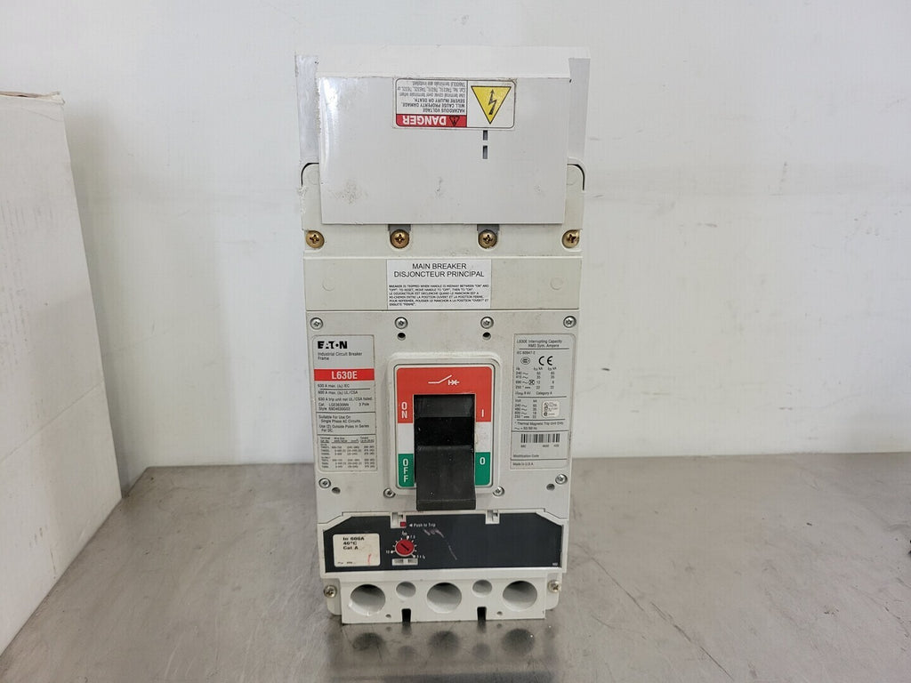 EATON 630 Amp, 3 Pole, 600 volts Circuit Breaker LGE3630NN