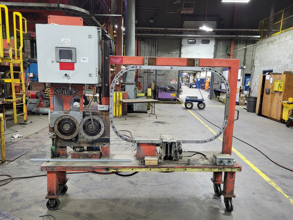 GERRARD OVALSTRAPPING Automatic Tying/Strapping Machine Model 9000