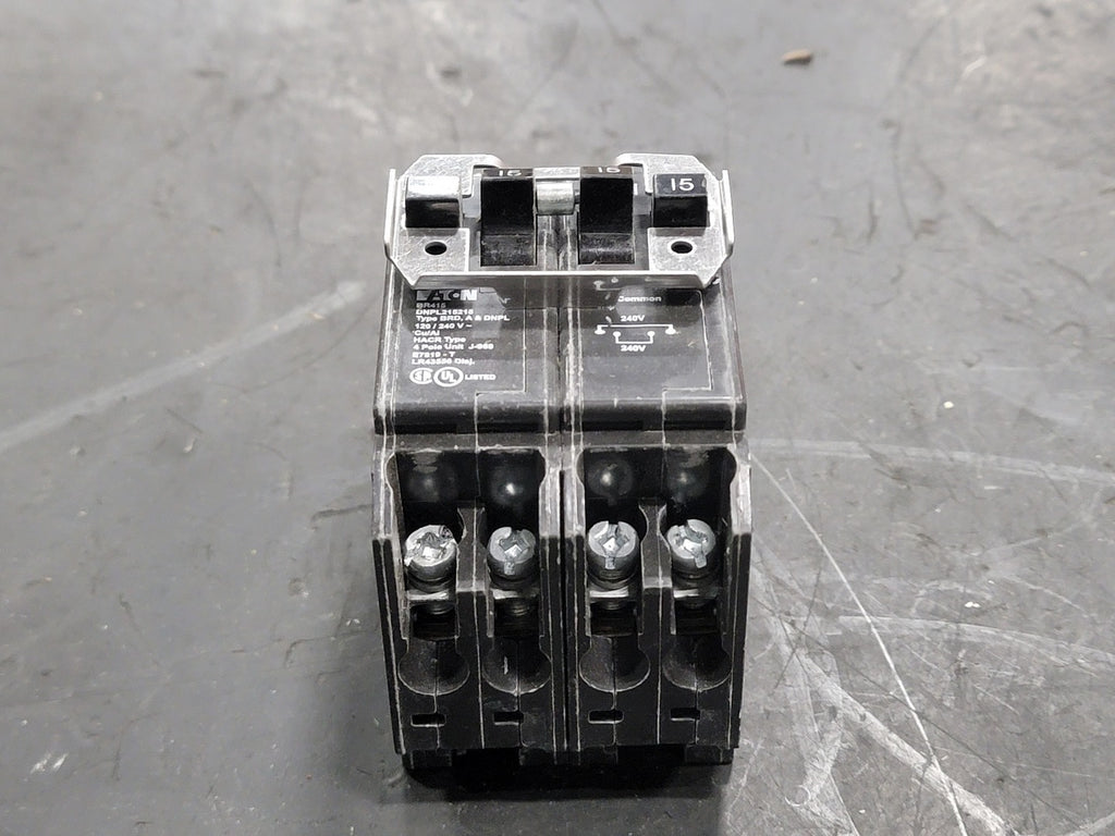 EATON 15 Amp, 4 Pole, 120/240 volts Circuit Breaker BR415