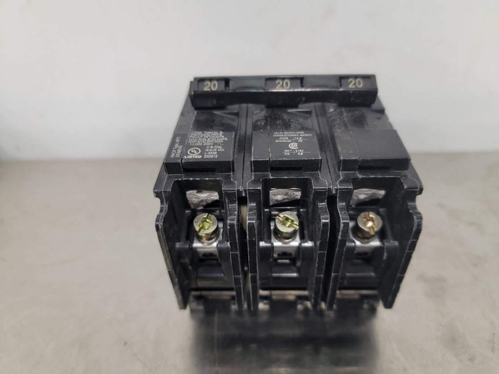 SIEMENS 20 Amp, 3 Pole, 240 volts Circuit Breaker B320