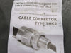 APPLETON 1-1/2" Cable Connector TMC2
