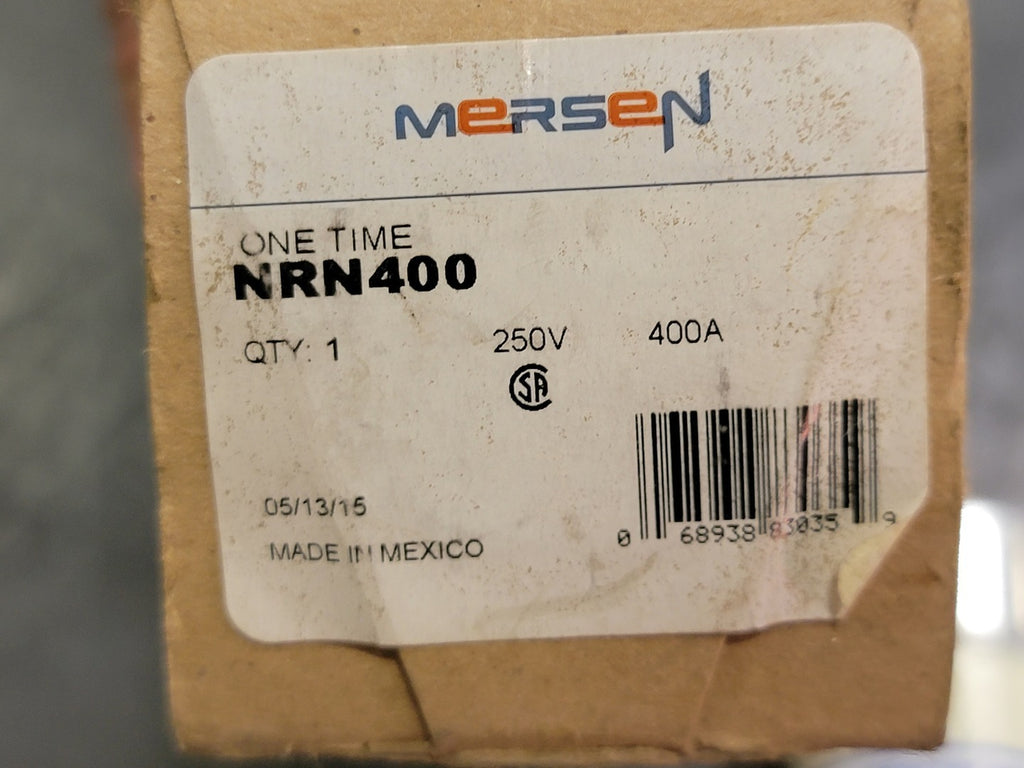 FERRAZ SHAWMUT 400 Amp Class H Non-Time Delay Fuse NRN400