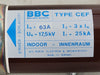ABB 63 Amp Medium Voltage Fuse 1YMB531003M0007