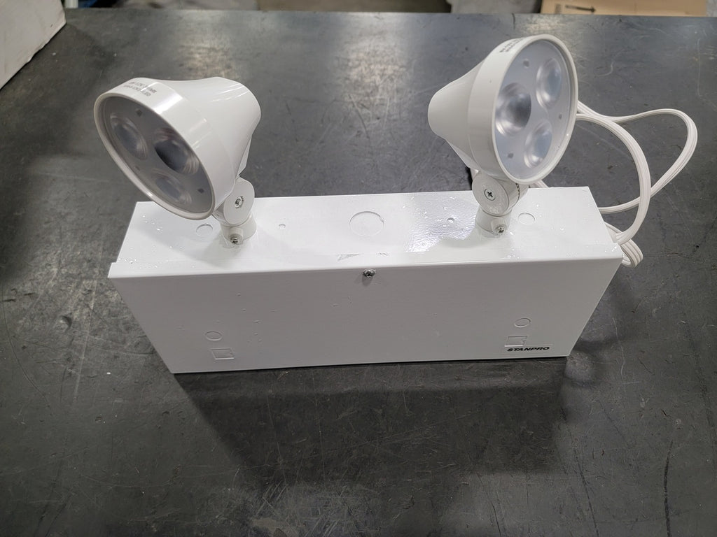 STANPRO SLA12072-2N3LJ/BK Steel Emergency Lighting Battery Unit with LED heads