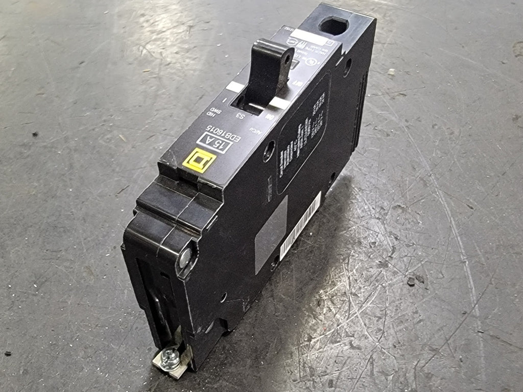 SQUARE D 15 Amp, 1 Pole, 347 volts Circuit Breaker EDB16015