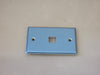 BELDEN 1-Port Stainless Steel Single Gang Faceplate AX102006 (Box of 45)