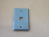 BELDEN 1-Port Stainless Steel Single Gang Faceplate AX102006 (Box of 45)