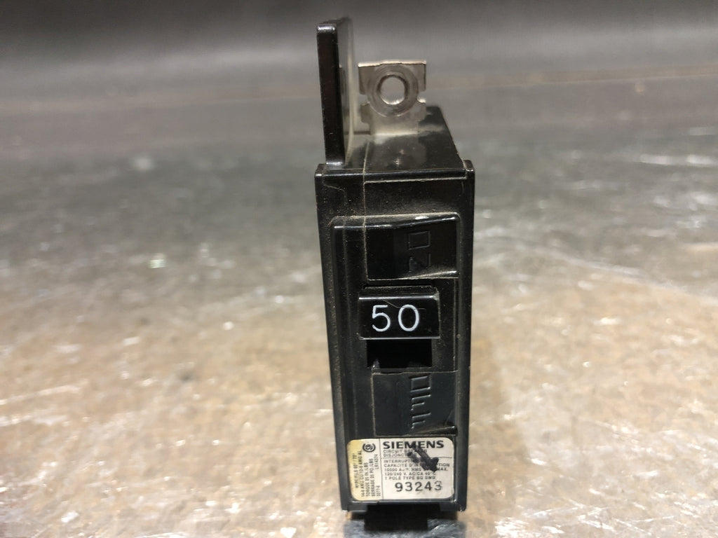 SIEMENS 50 Amp, 1 Pole, 120/240 volts Circuit Breaker BQ1B050