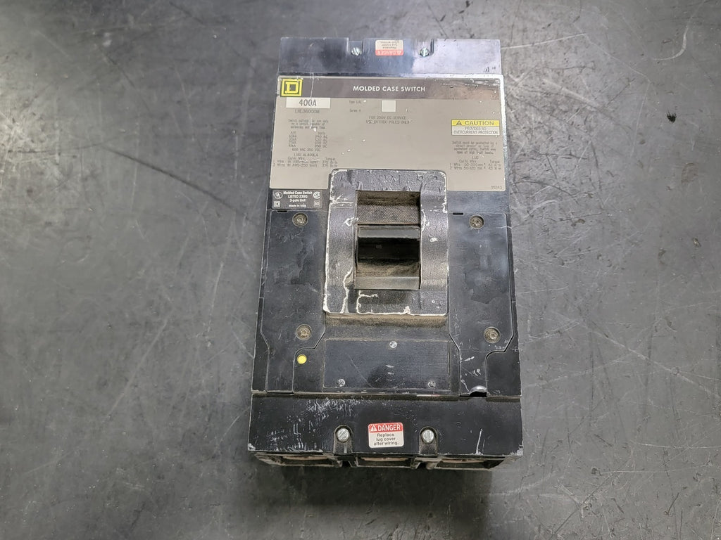 SQUARE D 400 Amp 3 Pole Molded Case Switch LHL36000M