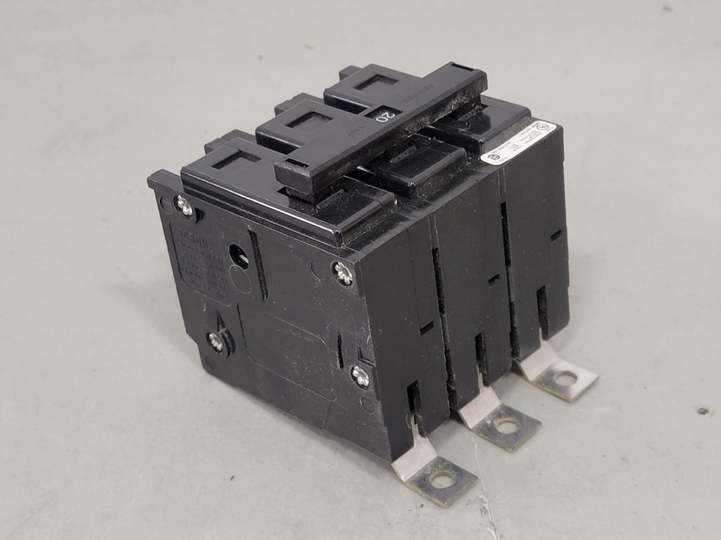 EATON 20 Amp, 3 Pole, 240 volts Circuit Breaker BAB3020H