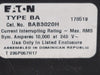 EATON 20 Amp, 3 Pole, 240 volts Circuit Breaker BAB3020H