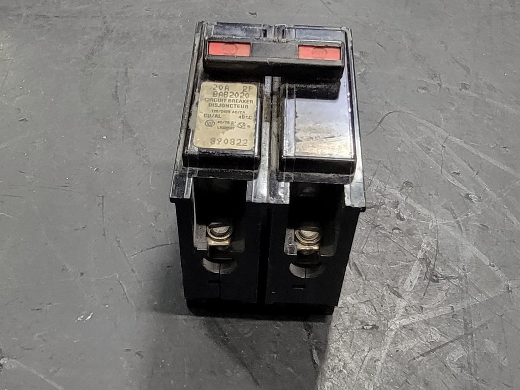 EATON 20 Amp, 2 Pole, 120/240 volts Circuit Breaker BAB2020
