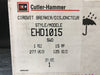 CUTLER-HAMMER 15 Amp, 1 Pole, 277 volts Circuit Breaker EHD1015