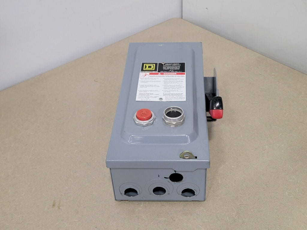 SQUARE D 30 Amp, 3 Pole, 600 volts, Non-Fused Disconnect Switch CHU361