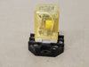 IDEC 10 Amp, 24 VDC, 8-Pins Relay RR2P-UL AC120V w/ Base