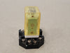 IDEC 10 Amp, 24 VDC, 8-Pins Relay RR2P-UL AC120V w/ Base