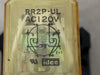 IDEC 10 Amp, 24 VDC, 8-Pins Relay RR2P-UL AC120V w/ Base