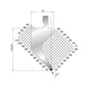 EUROSTAMP Part No. 1171 @ 835mm 85 Degree Gooseneck Punch