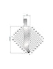 EUROSTAMP Part No. 1281 @ 805mm 85 Degree Straight Punch (Segmented)