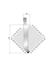 EUROSTAMP Part No. 1309 @ 805mm 85 Degree Straight Punch (Segmented)