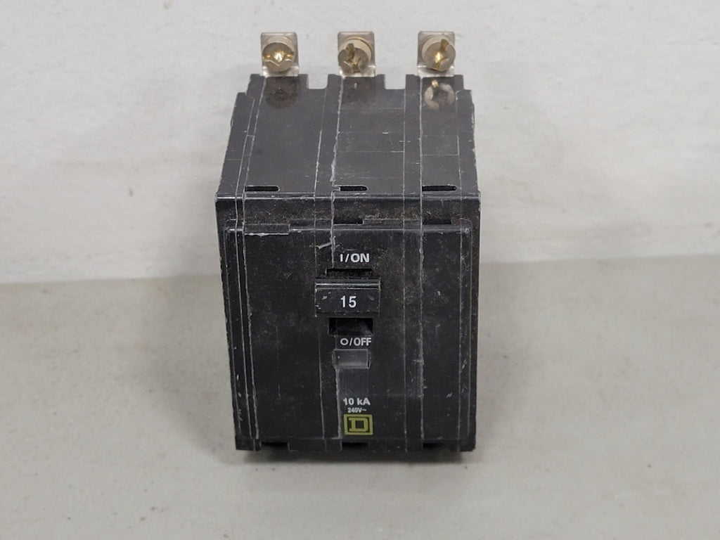 SQUARE D 15 Amp, 3 Pole, 240 volts Circuit Breaker