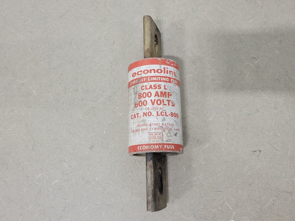 ECONOLIM 800 Amp Class L Current Limiting Fuse LCL-800 (Bag of 5) 