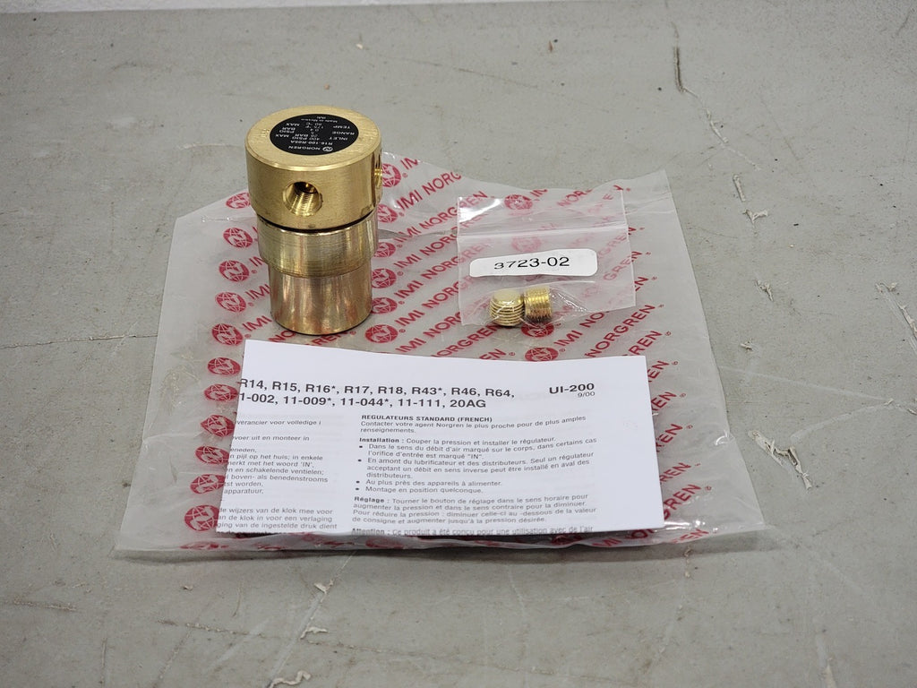 NORGREN Air/Water Regulator R16-100-R05A, 1/8" PTF (Box of 52)