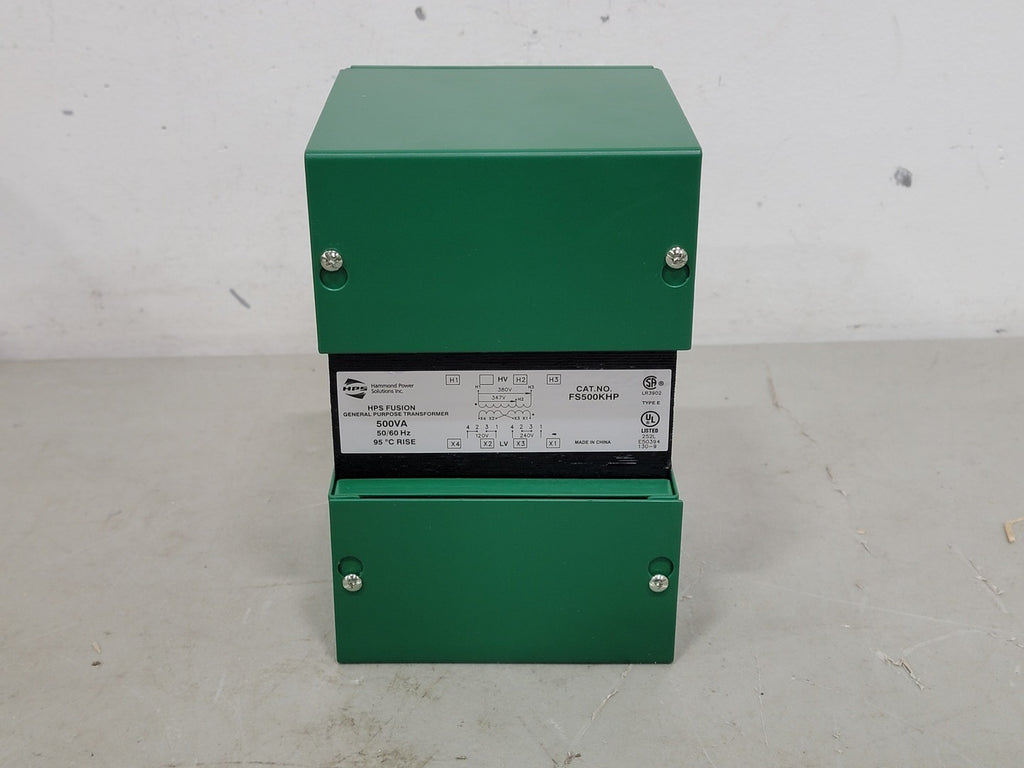HPS FUSION 500VA Control Transformer 380/347 Pri.Volts, 120 Sec.Volts FS500KHP (Box of 2)
