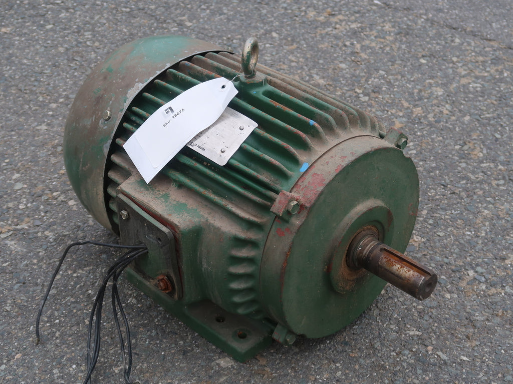 TOSHIBA 10 hp, 575 volts, 1745 rpm, 215T Electric Motor B0104FLF20SHC4