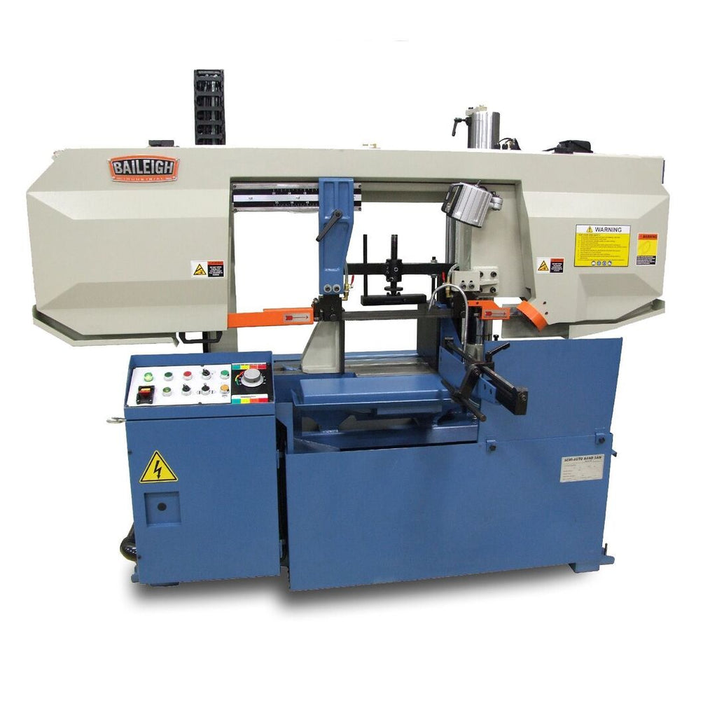 BAILEIGH INDUSTRIAL 5 HP, 220 Volt, 3-Ph Semi-Automatic Horizontal Band Saw BS-360SA
